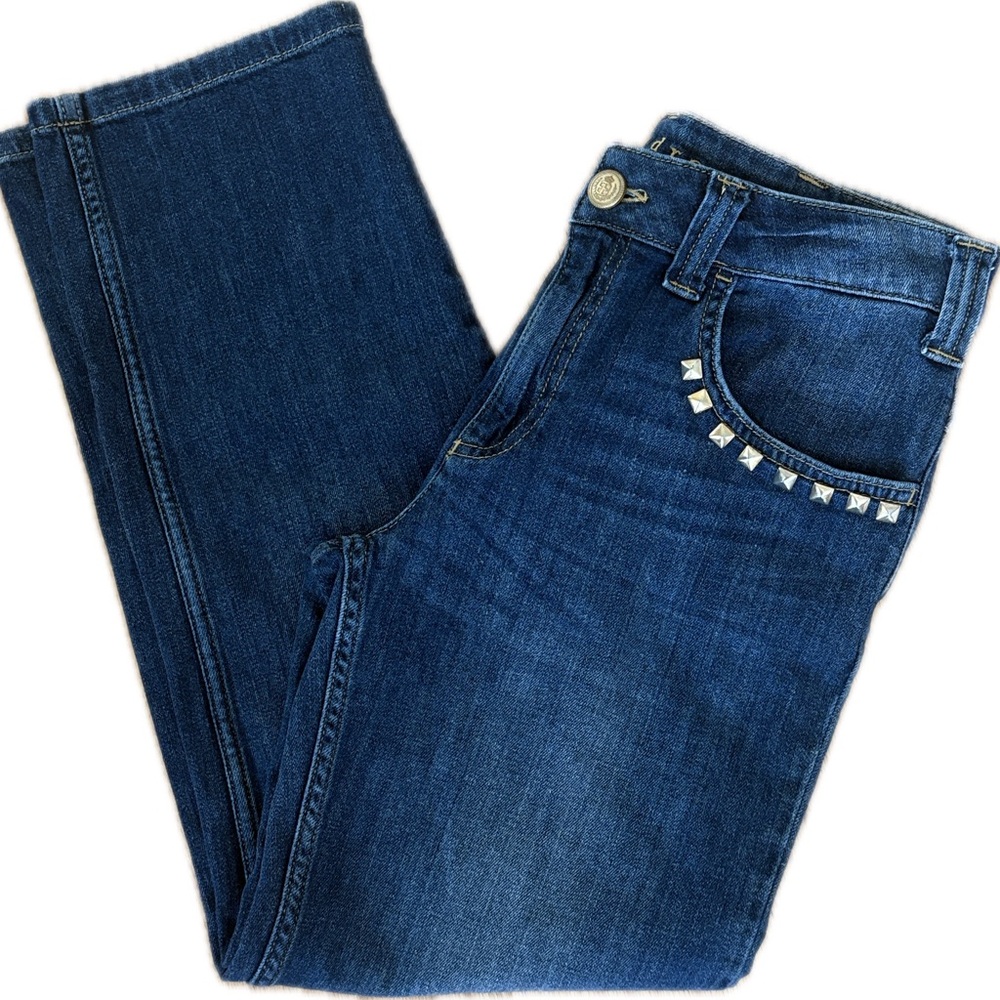 Sandro distinctive studded boyfriend jeans 36 stud